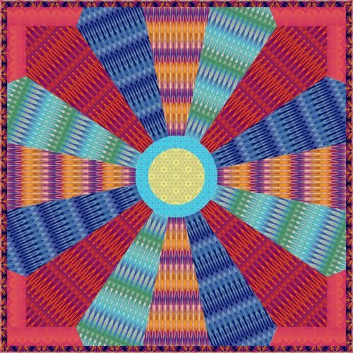 Cosmic Dresden Quilt Kit – Billy Reue